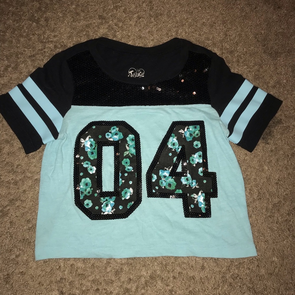 Girls Justice tee size 8